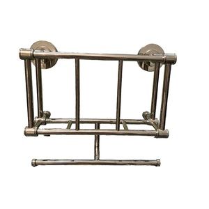 3 PC Pottery Barn Bath Hardware Book/Toilet Paper Combo, Double Towel Ring, Robe